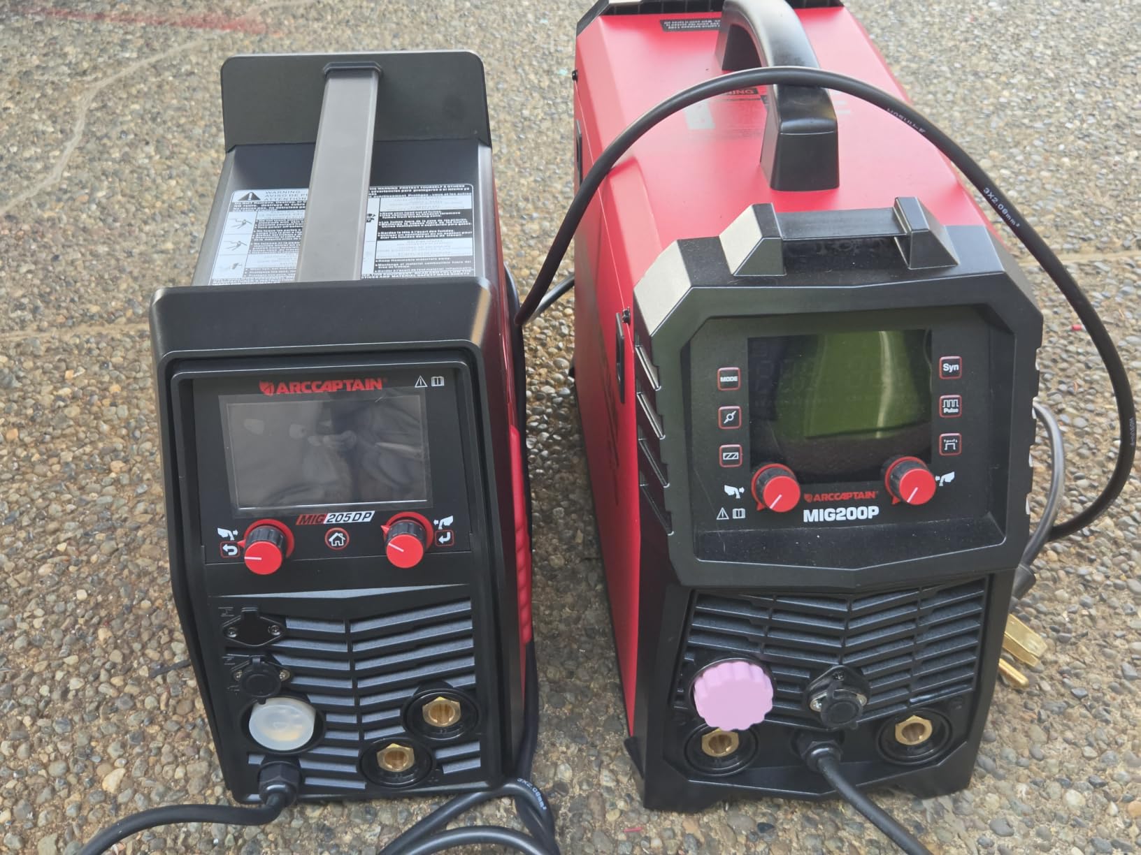 ARCCAPTAIN MIG205DP Pro Dual Pulse MIG Welder 205A 8-in-1 Aluminum Welding | LCD Display, APP Control, 120V 240V, Double/Single Pulse MIG, Gas/Gasless MIG, Support Spool Gun, Thin Metal, Auto Repair customer photo 1