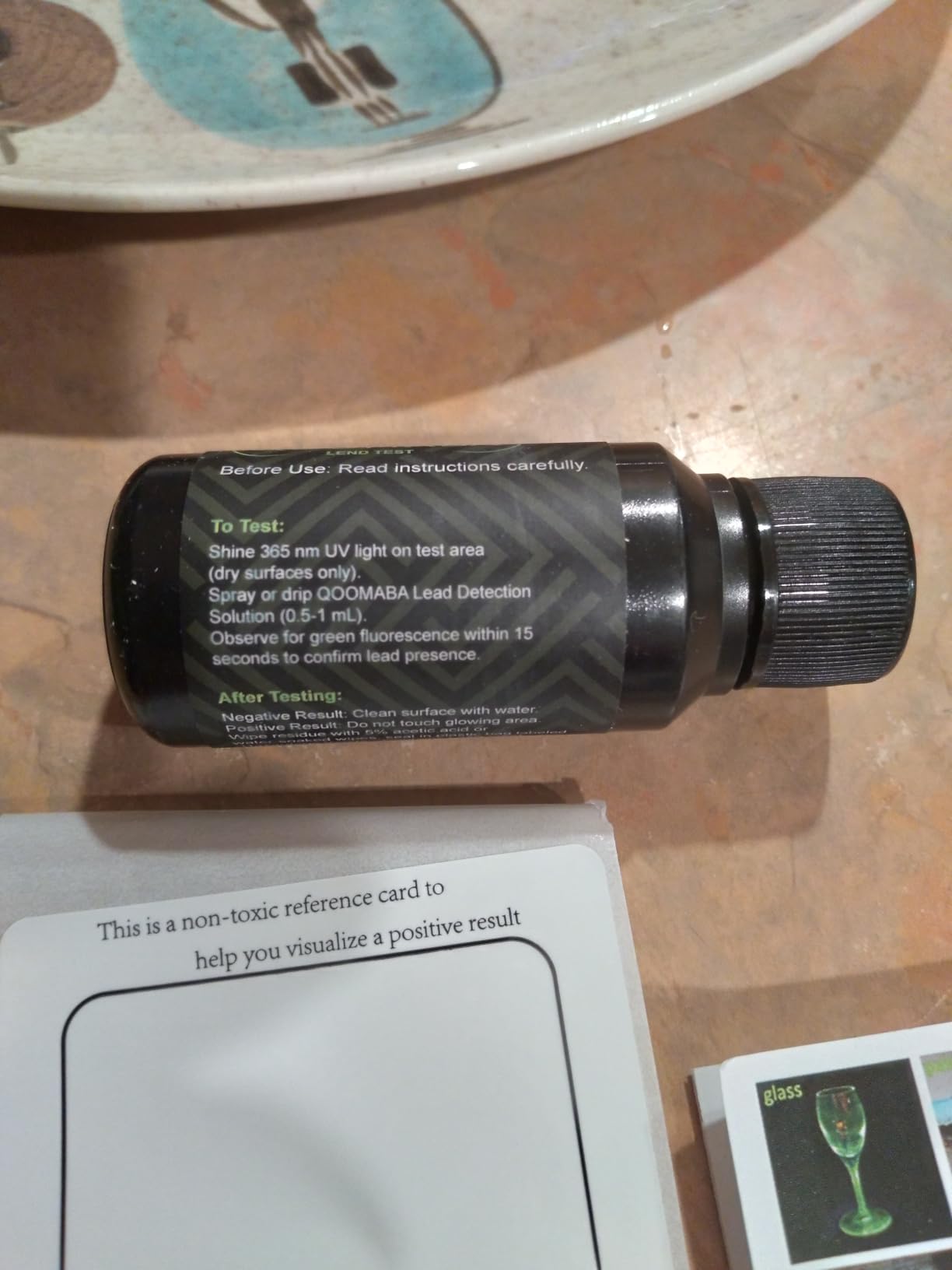 Lead Paint Test Kit for Dishes, Ceramics & Toys, Home Detection Use customer photo 1