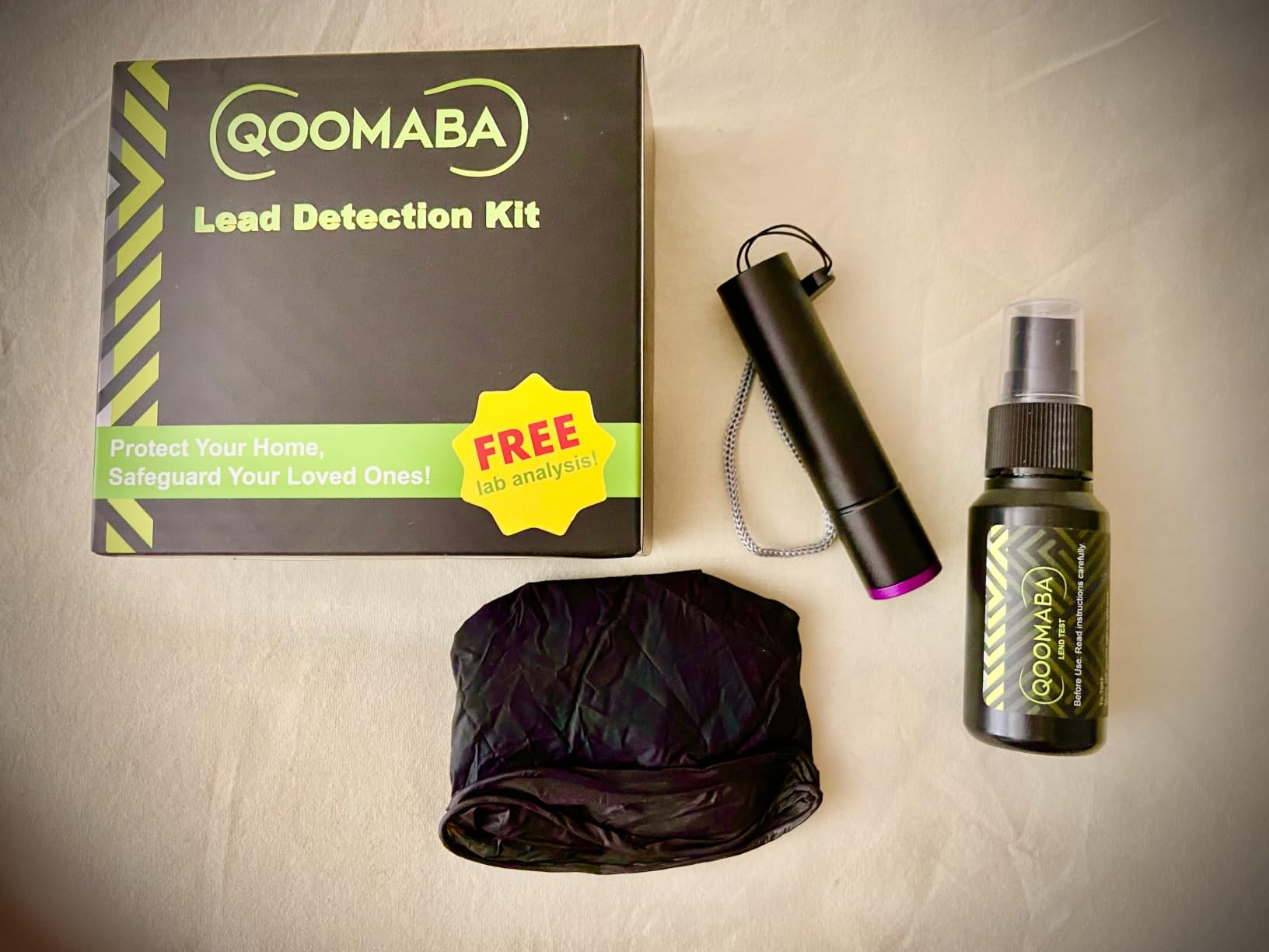 Lead Paint Test Kit for Dishes, Ceramics & Toys, Home Detection Use | Complete Kit with Spray Solution, 1 Bottle Test Liquid, UV Flashlight, Gloves and Reference Card for Fast Home Lead Testing customer photo 2