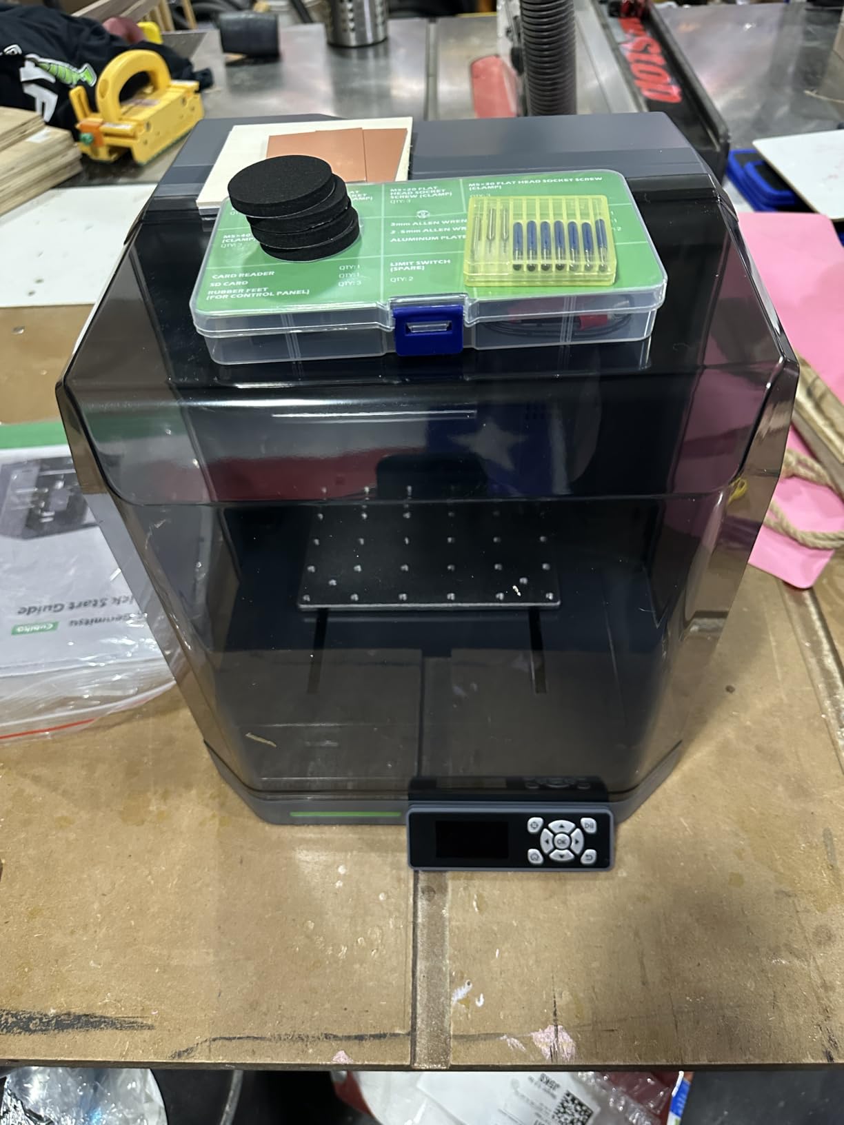 Genmitsu Cubiko Desktop CNC Router Machine with Enclosure for Beginners | PCB Milling & Wood Engraving, Auto Z-Probing, WiFi/APP Control, GRBL Compatible, for Makers and Hobbyists customer photo 1