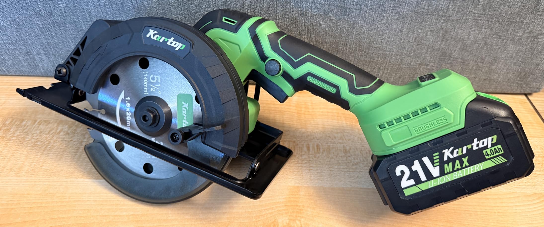 KARTOP Mini Circular Saw Cordless, 5-1/2