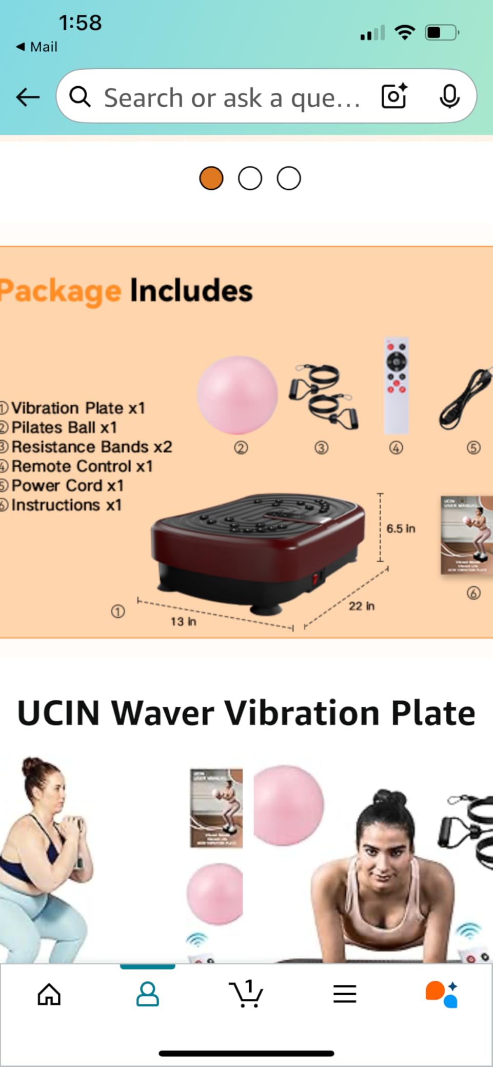 480 lbs Vibration Plate Exercise Machine, Color Screen, Bluetooth,99 Speeds | Whole Body Vibration, Resistance Bands, Low-Impact Exercise, Home Workouts, Curved Vibrating Plate for Lymphatic Drainage customer photo 1