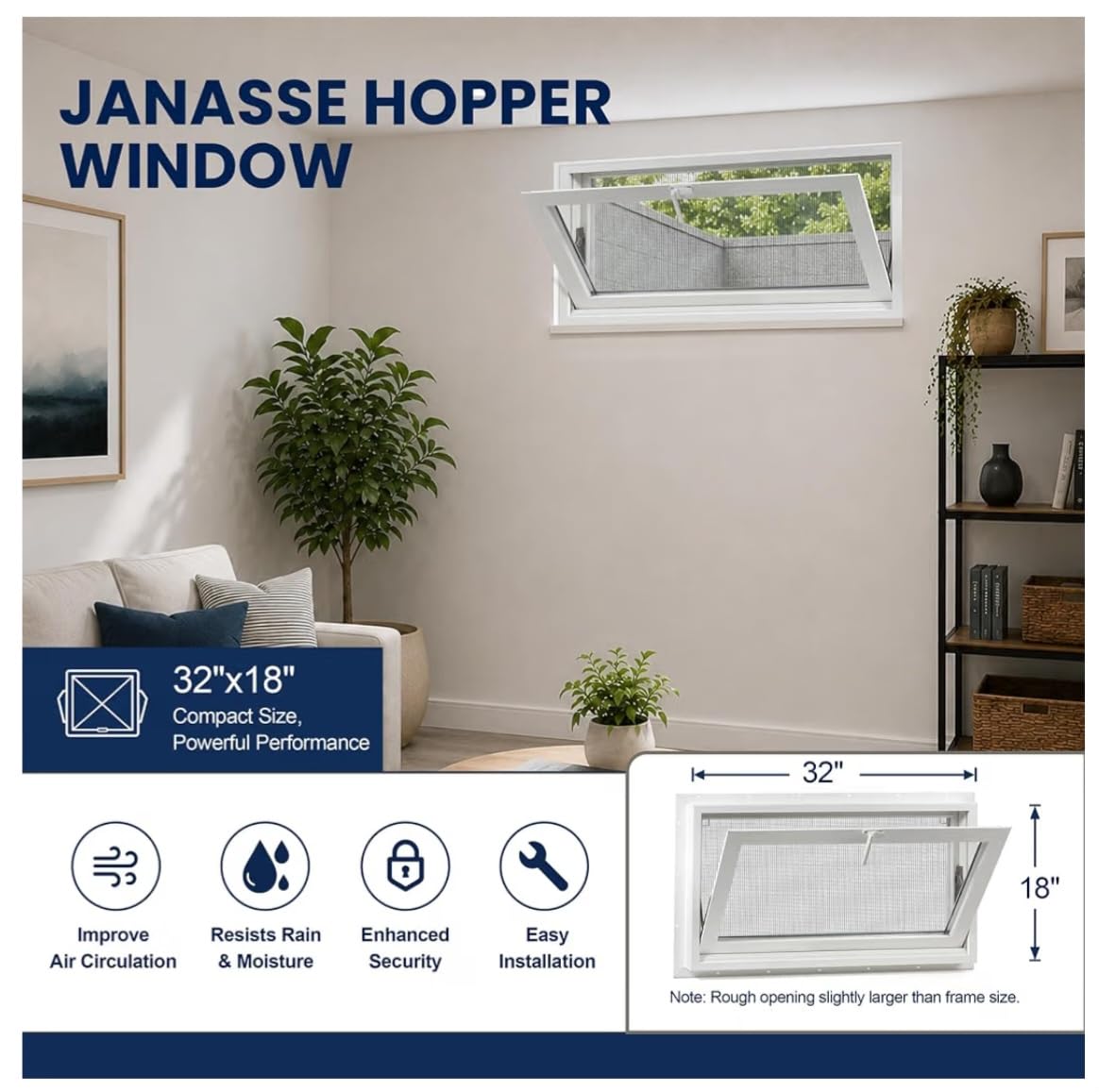 Basement Window 32