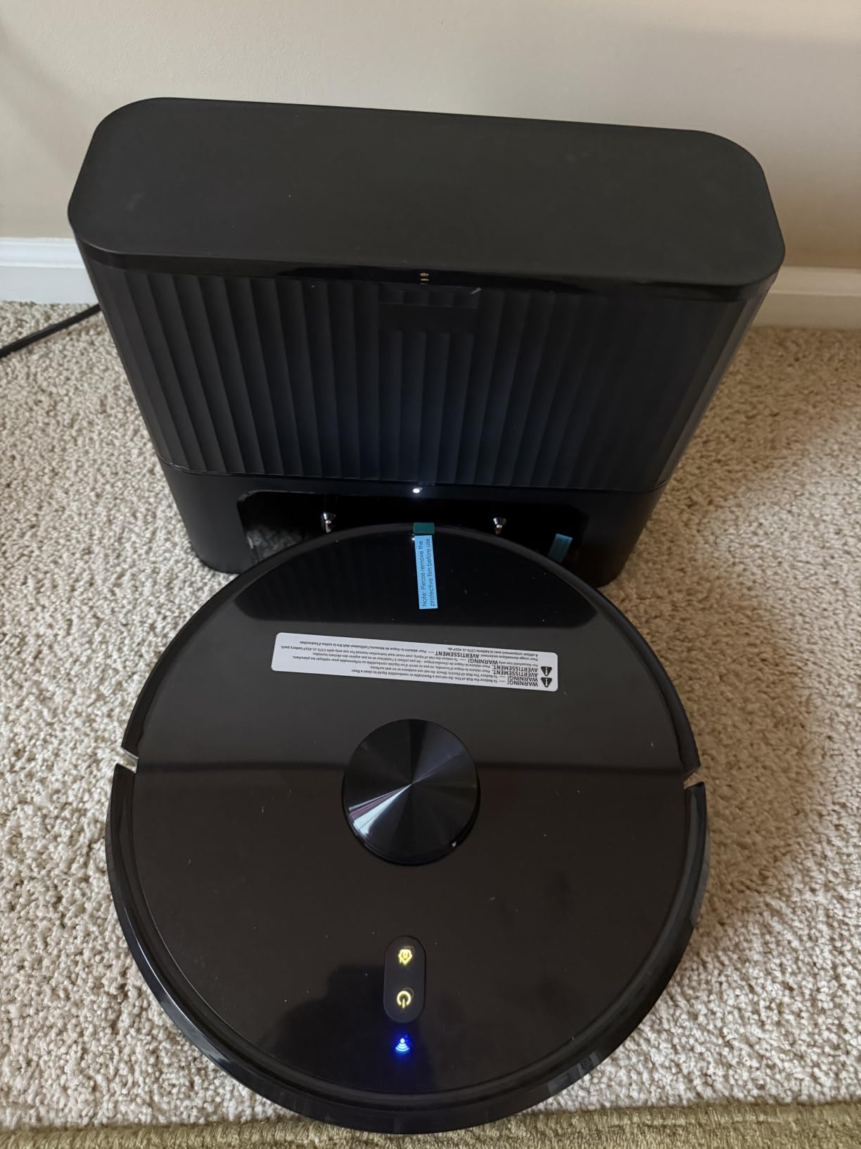 VONKO Robot Vacuum and Mop, 8000Pa, Self-Emptying, LiDAR Navigation | Up to 60 Days Hands-Free, Smart Mapping, App & Alexa Control, Multi-Level Maps, for Pet Hair, Carpet & Hard Floor customer photo 1
