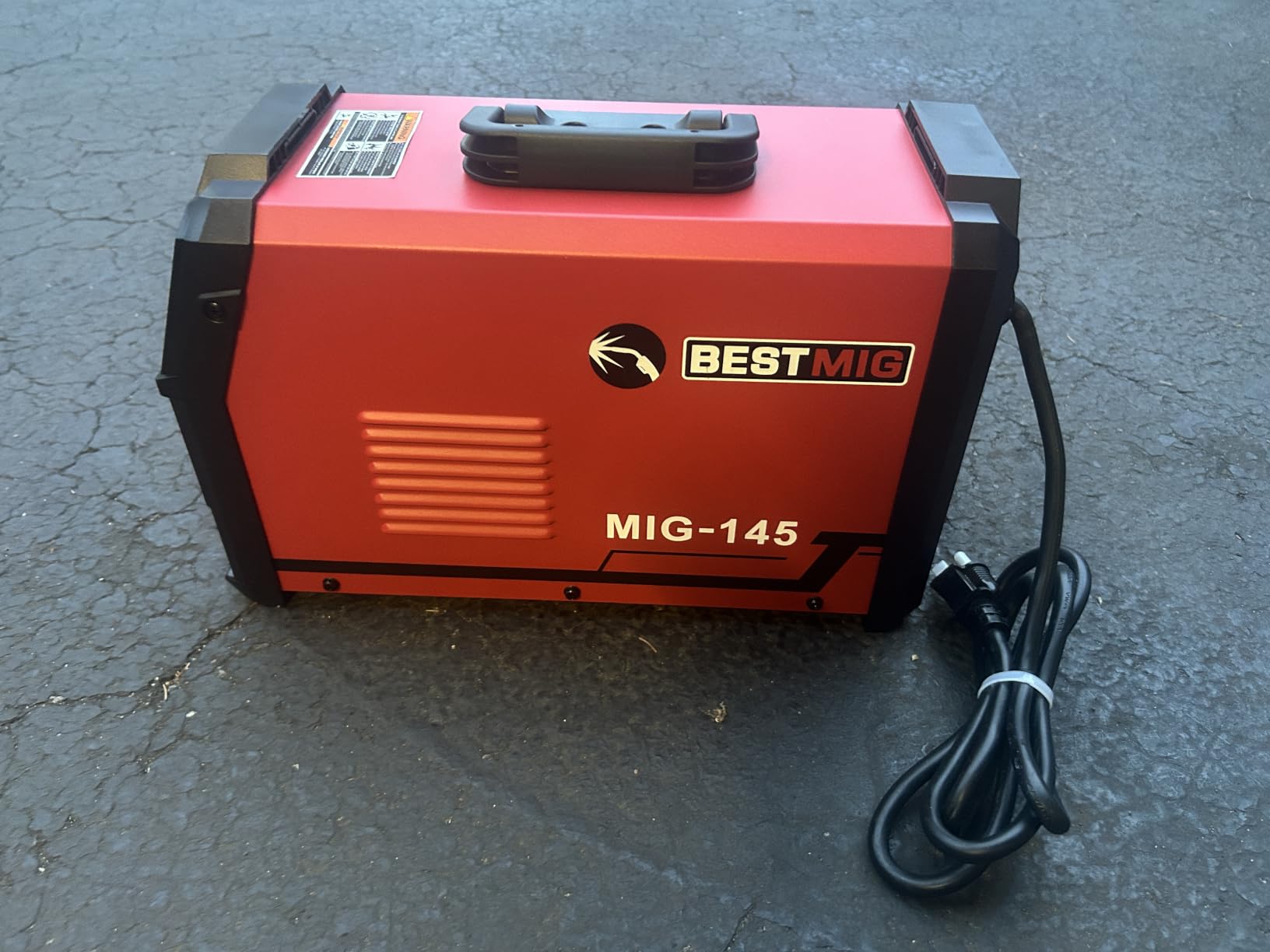 BESTMIG 145A 4-in-1 Multi-Process Welder, 110V/220V MIG/TIG/MMA/Stick Welding Machine, Gas & Gasless Flux Core Welder with Synergy IGBT Inverter, Includes Welding Helmet & Gloves customer photo 2
