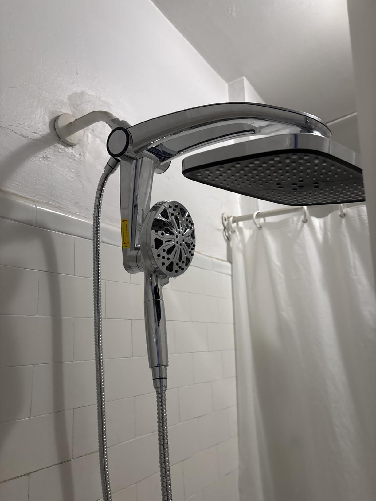 12-Inch High Pressure Rain Shower Head with Handheld Spray Combo, Magnetic customer photo 1