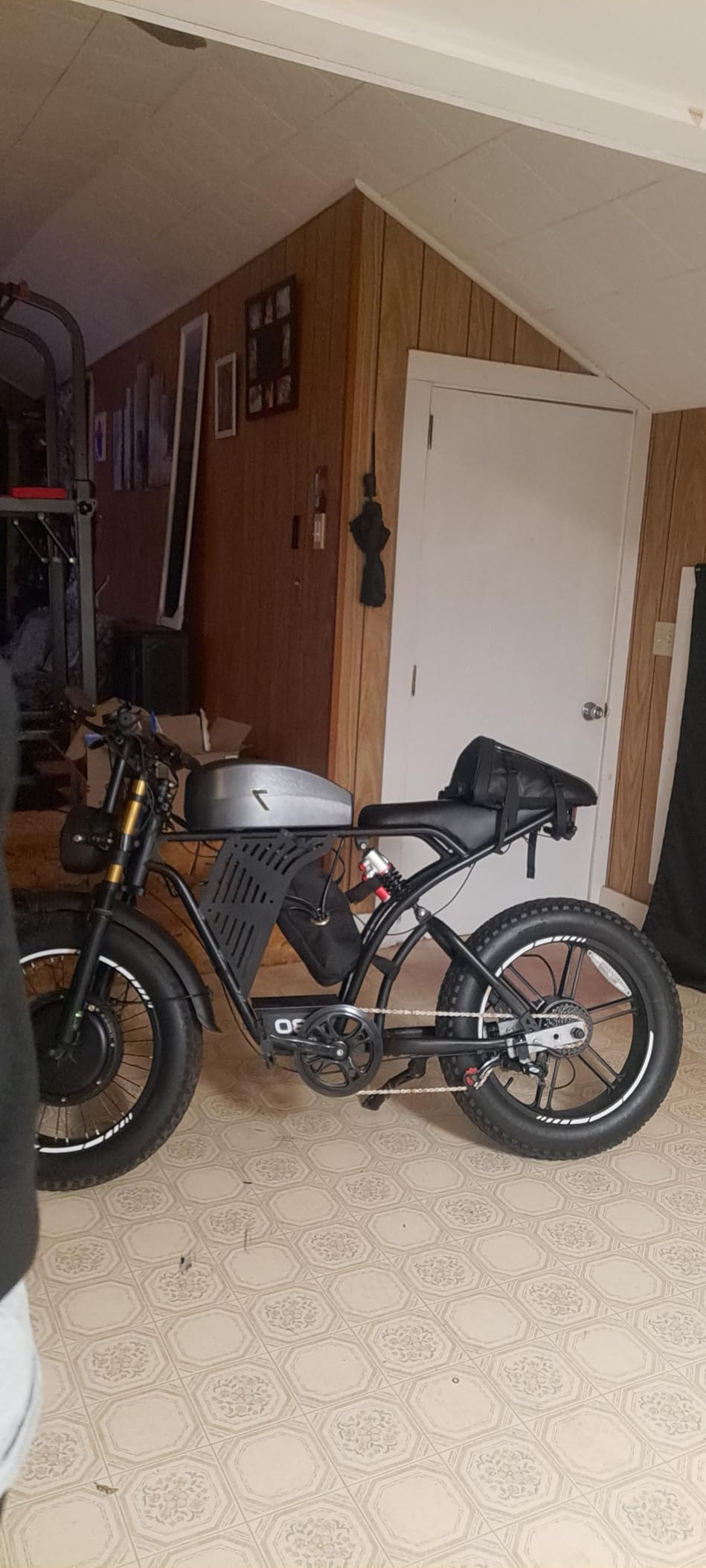 ASKGO Electric Bike for Adults, 2500W Peak Electric Dirt Bike, 28MPH 65Miles E Bike with 48V 20AH Removable Battery, 16