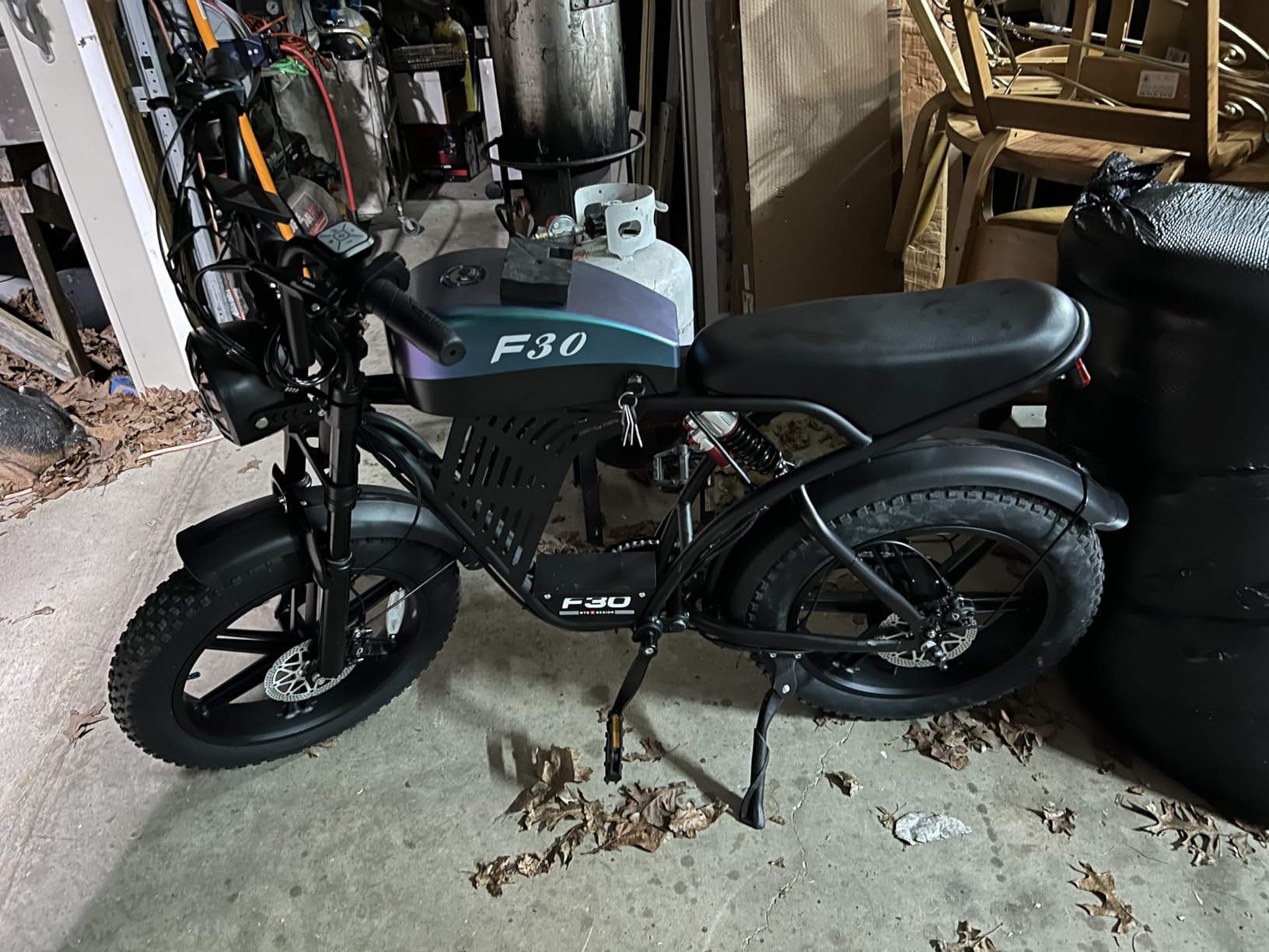 ASKGO Electric Bike for Adults, 2500W Peak Electric Dirt Bike, 28MPH 65Miles E Bike with 48V 20AH Removable Battery, 16
