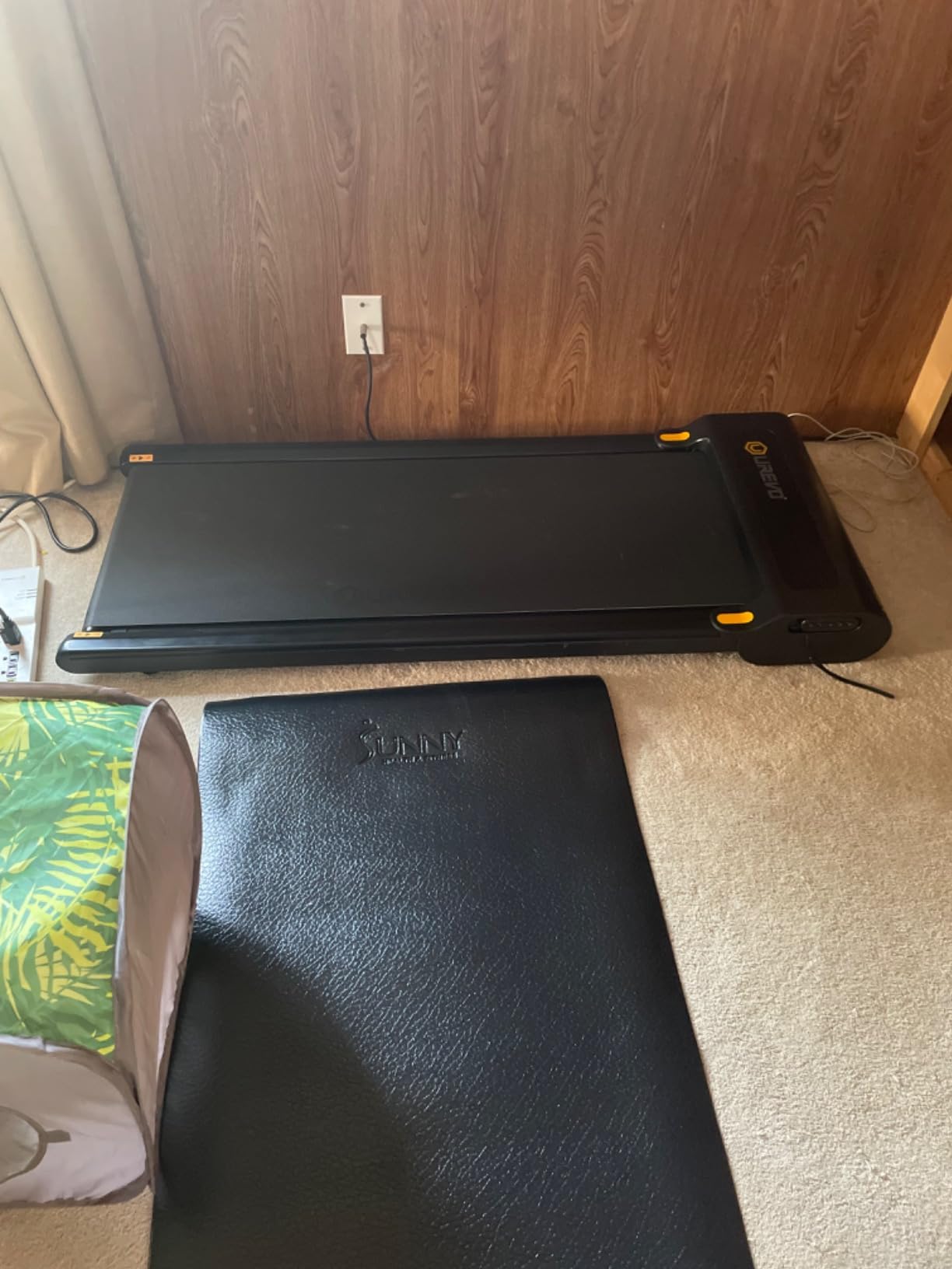 UREVO Smart Walking Pad, Standing Desk Treadmill with Double Shock Absorption, Quiet Operation, Workout APP with Track Insights and MIIT Mode, Plug and Play, Remote or APP Control for Home Office customer photo 1