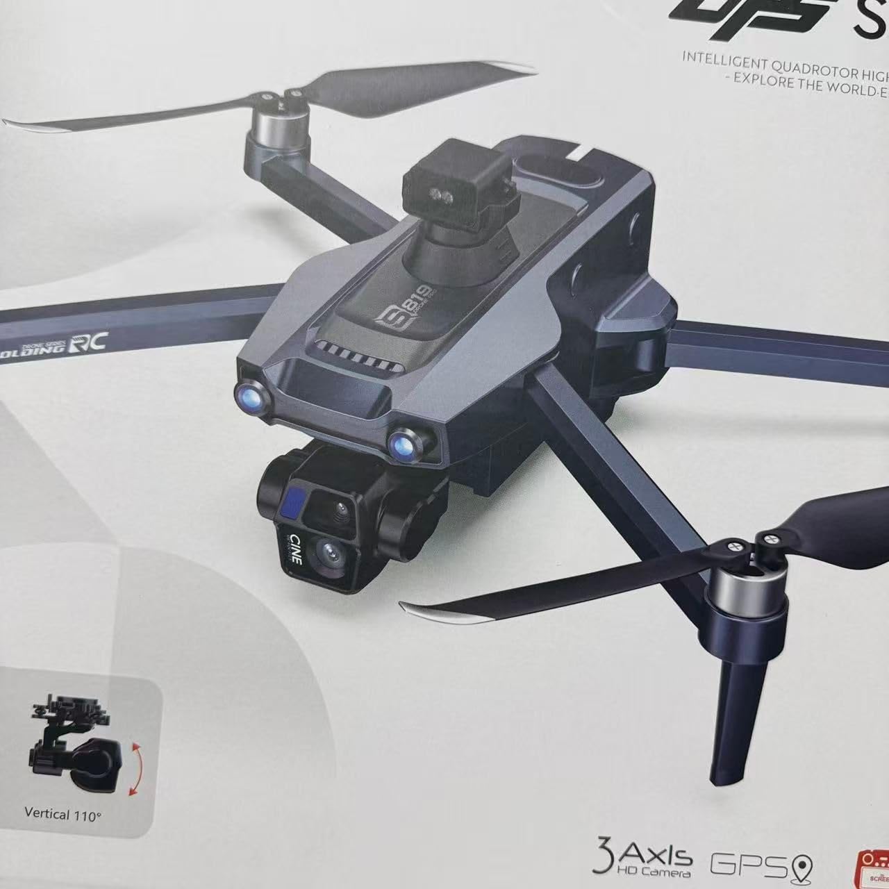 FPV Drone with 2.7K Camera for Adults, Payload Airdrop & 3-Axis Gimbal | 4-Way Obstacle Avoidance, GPS & Optical Flow, 4.92