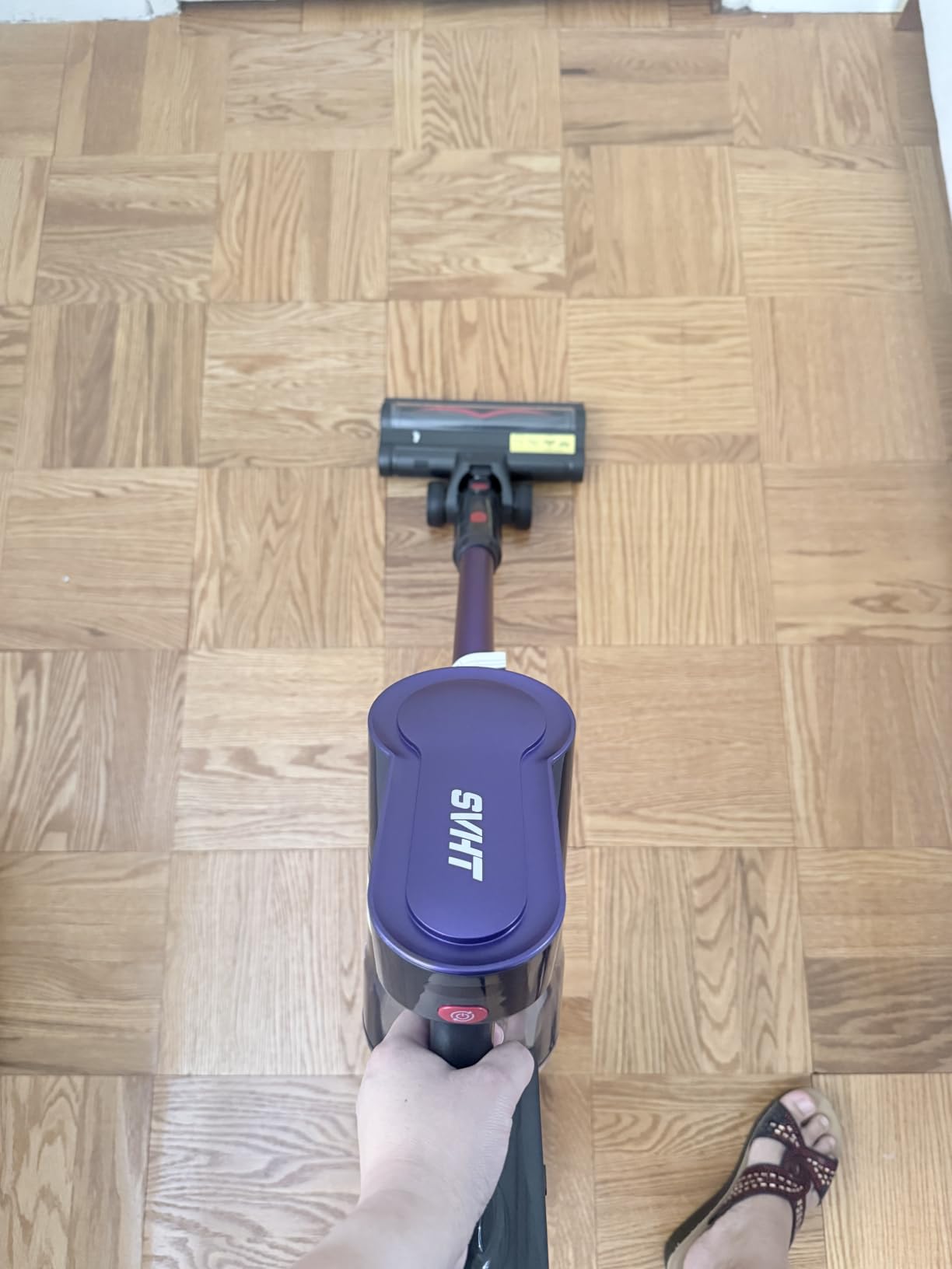 Cordless Stick Vacuum Cleaners for Home, 500W 45KPA 45Min Stick Vacuum, Lightweight Anti-Tangle Vacuum with 1.5L Dust Cup for Home Pet Hair Hardwood Floors Carpet customer photo 1