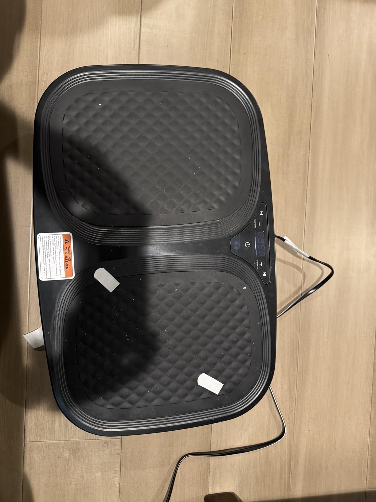 OLIXIS Vibration Plate Exercise Machine with 9 Auto Modes, Full Body Workout Vibrating Platform with LED Touch Screen & Pull Ropes for Weight Loss, Home Gym Fitness Equipment for Women Men customer photo 1