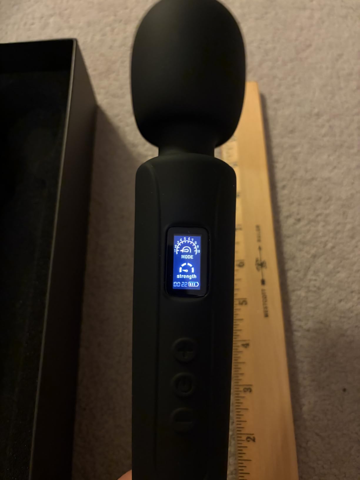 Handheld Massager, Cordless Back Massage with 10 Modes & 4 Speeds | USB-C Rechargeable, Waterproof, LCD Screen, Powerful Muscle Relaxation for Neck, Back, Legs, Shoulders, Ultra-Quiet Design customer photo 2