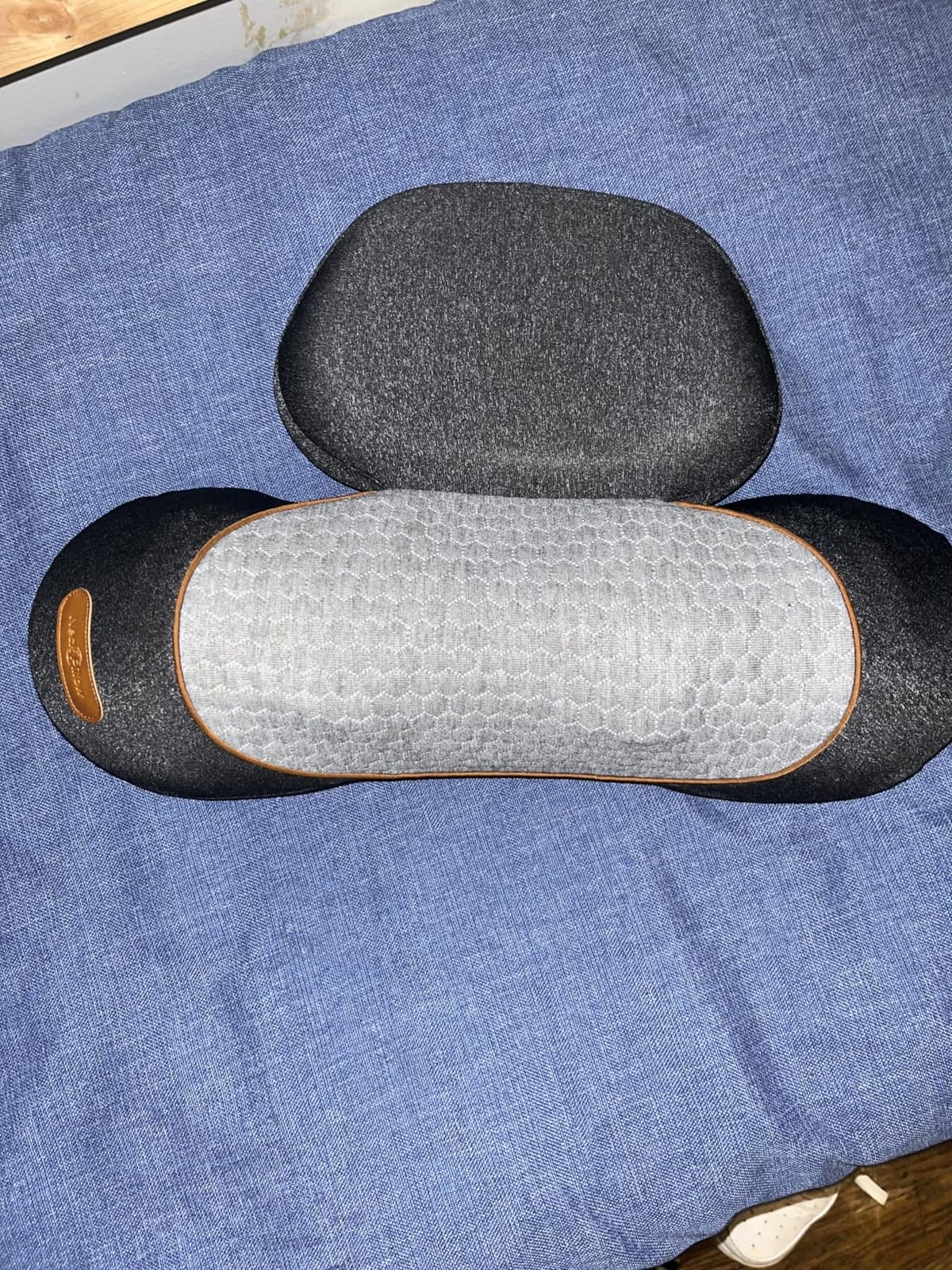 3 in-1 Cordless Neck Massager Pillow with Heat, Vibration & Traction customer photo 2