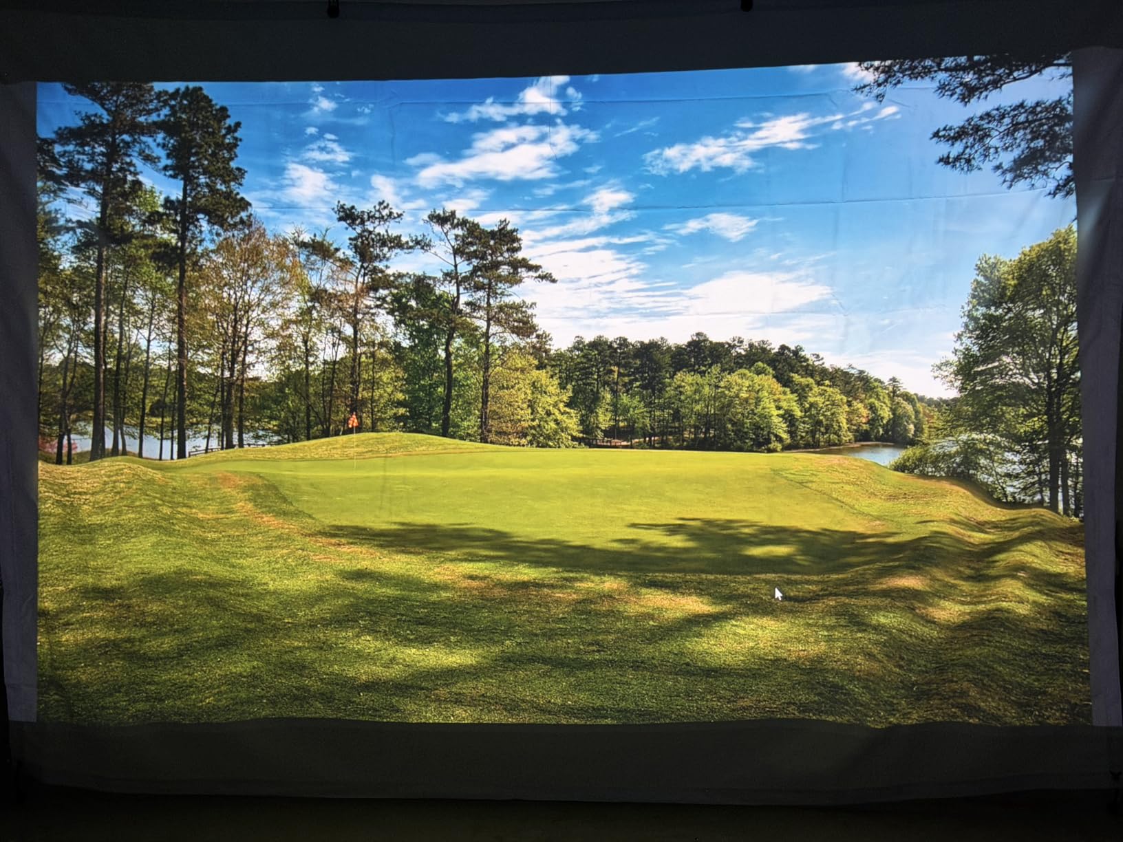 Golf Simulator Enclosure Kit with HD Impact Screen and Steel Frame customer photo 1