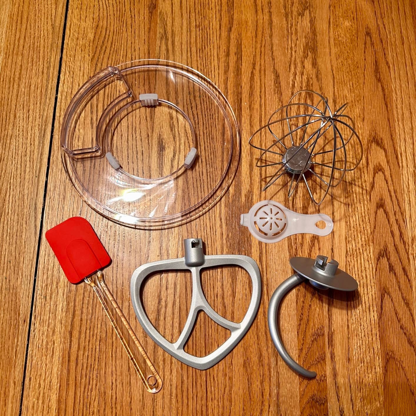 8.45 QT All Metal Stand Mixer, 10 Speed Large Capacity Kitchen Mixer with Digital Timer & Tilt-Head, Electric Mixer with Whisk Dough Hook Mixing Beater for Baking, Cakes, Cookie, Bread, Salad (White) customer photo 1