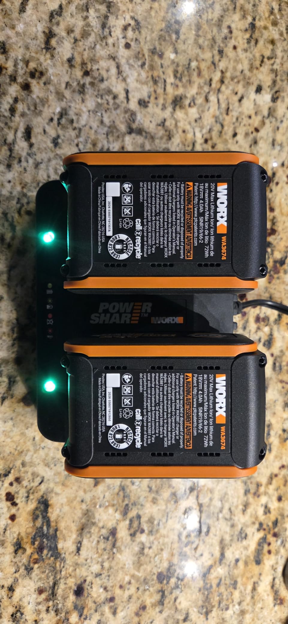 WORX Cordless Circular Saw, 40V 7-1/4-Inch Brushless, WX533L | Up to 6,000 RPM, Electric Brake, LED Light, 2-9/16 in, Cut Depth, 2 x 4.0A Batteries & Charger Included, PowerShare customer photo 1