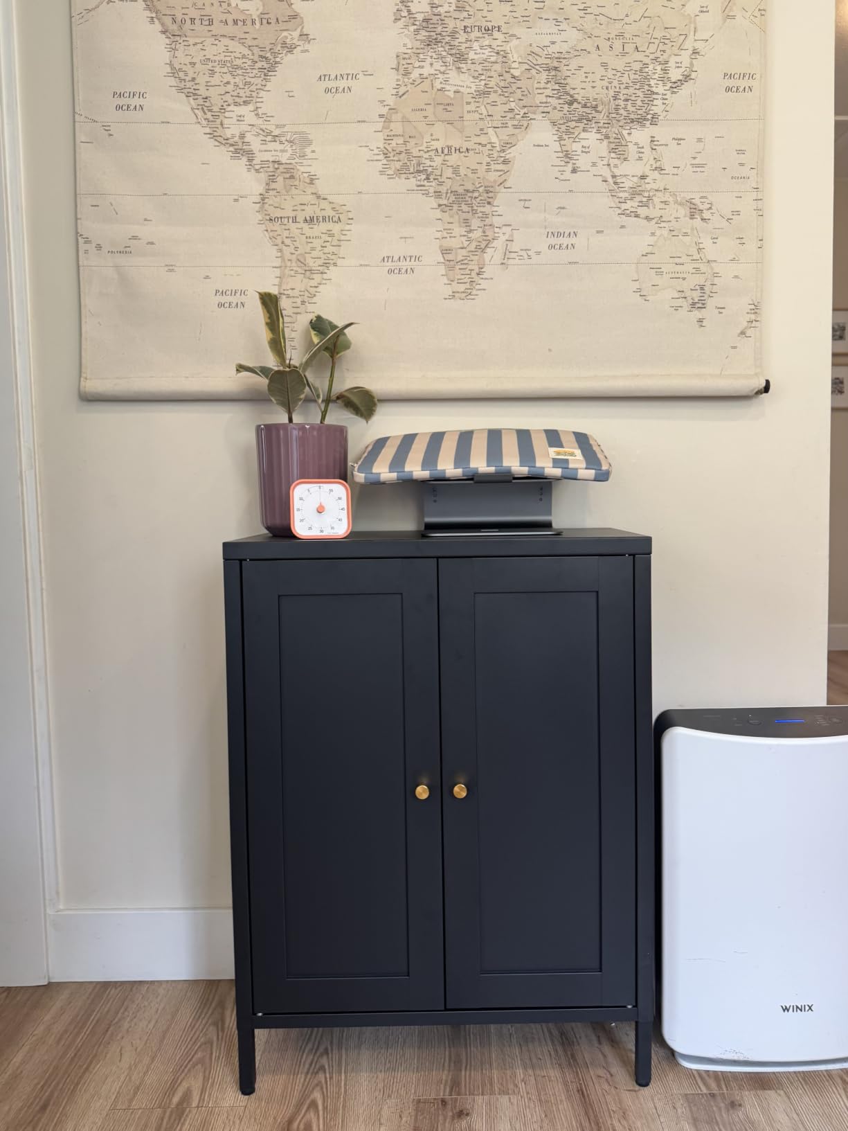 Tall Shoe Cabinet with Doors and Adjustable Shelves | 9-Tier Metal Shoe Storage 36 Pairs of Shoes, Large Shoe Rack, Storage Cabinet for Entryway Doorway Garage Living Room, White customer photo 2