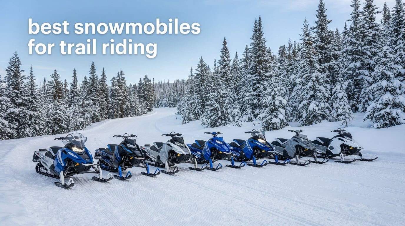 best snowmobiles for trail riding