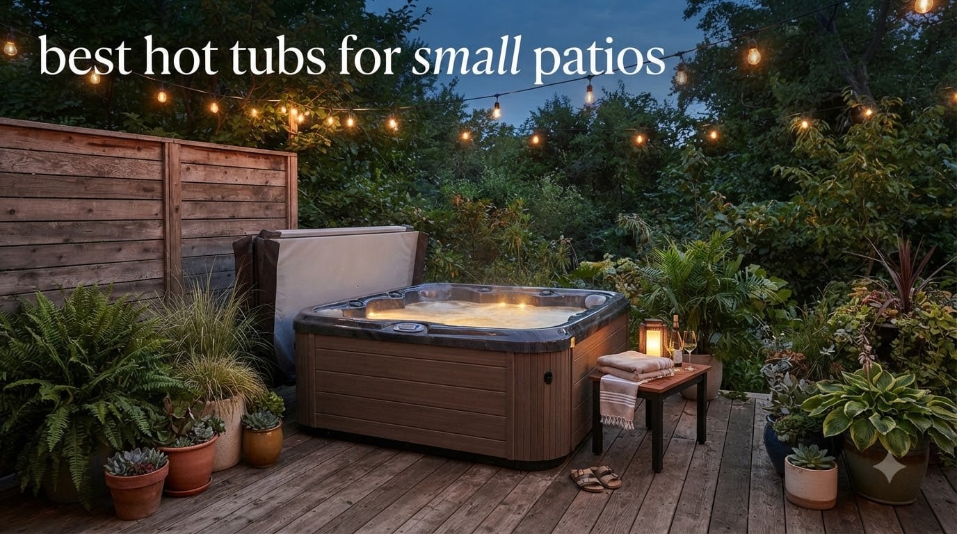 best hot tubs for small patios