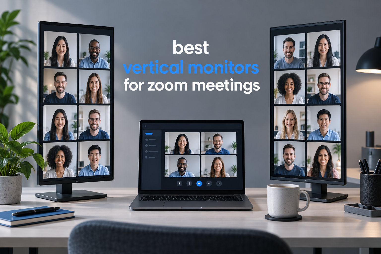 best vertical monitors for zoom meetings