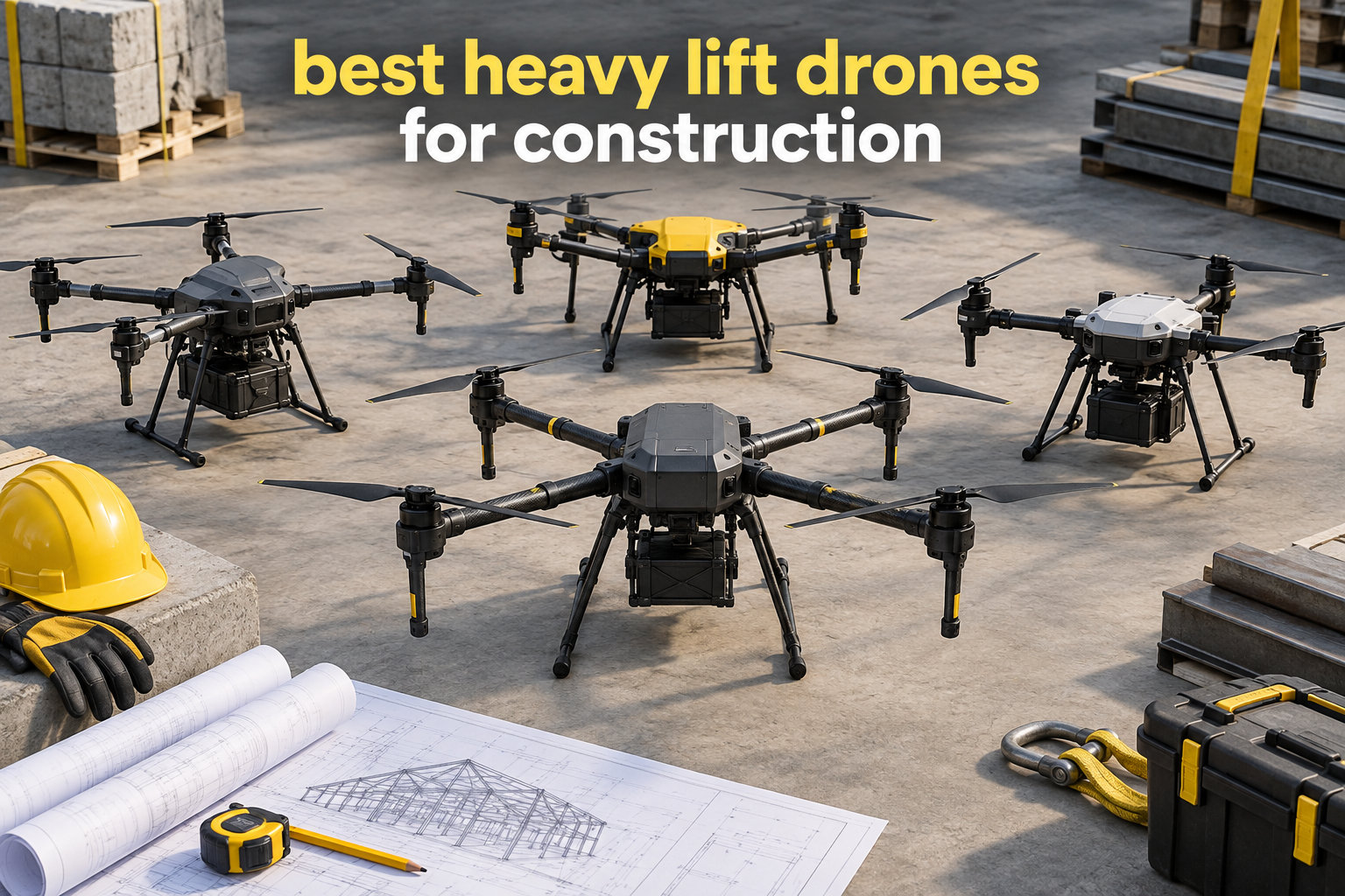 best heavy lift drones for construction