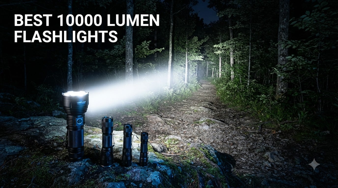 best 10000 lumen flashlights