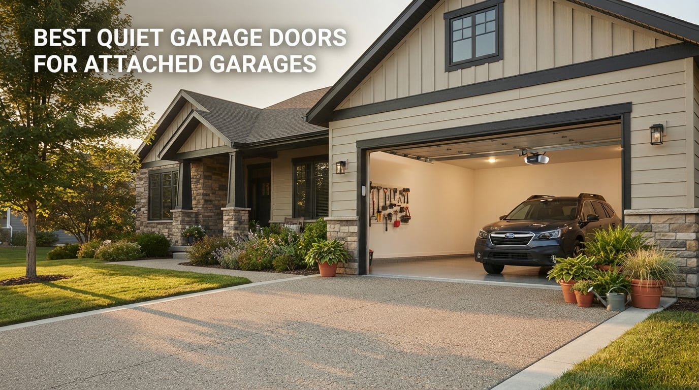 best quiet garage doors for attached garages