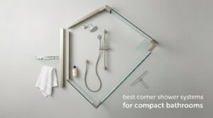 best corner shower systems for compact bathrooms