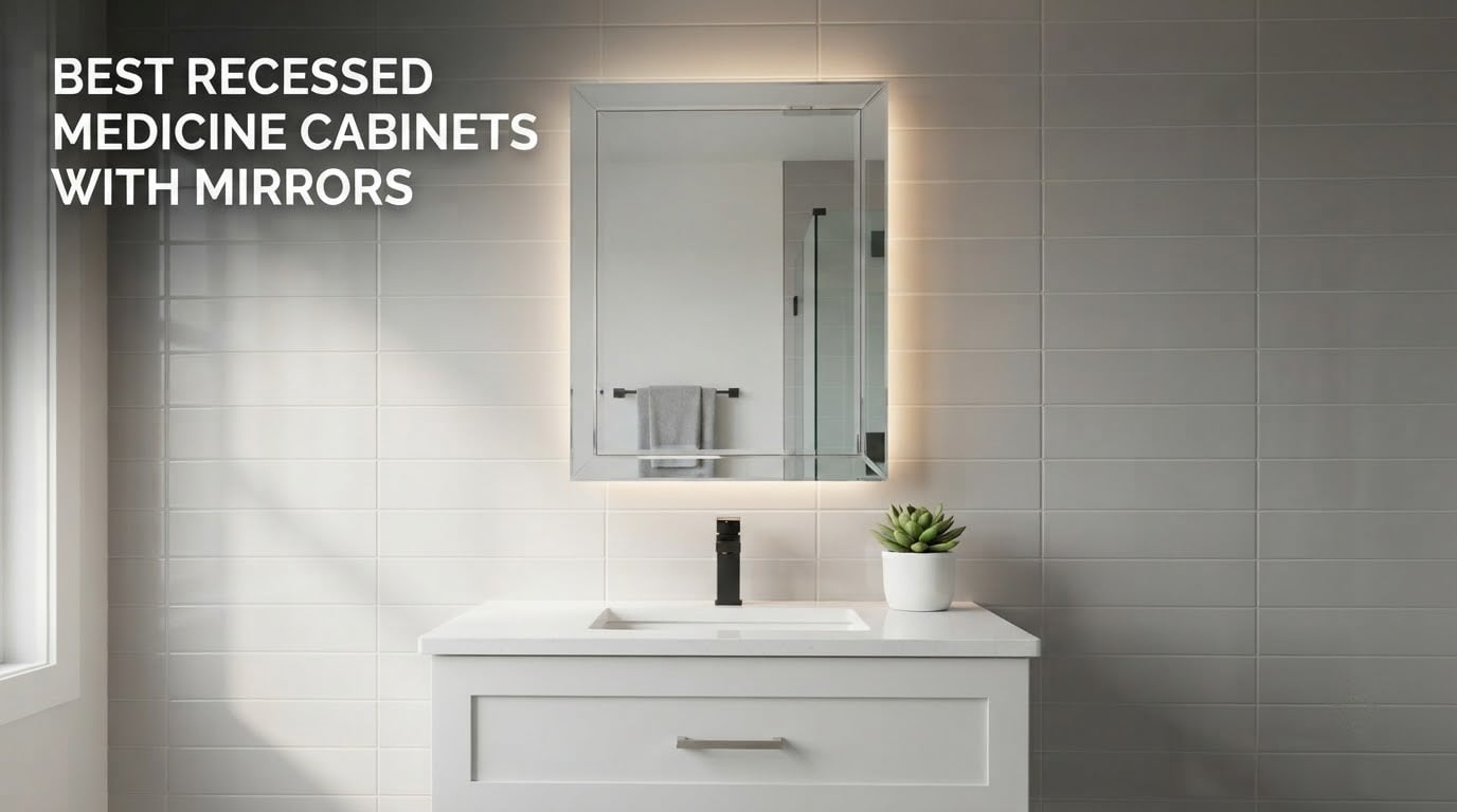 best recessed medicine cabinets with mirrors