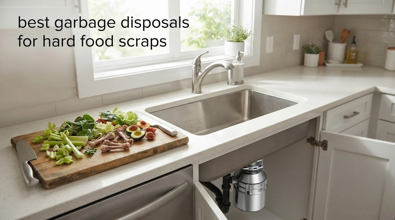 best garbage disposals for hard food scraps