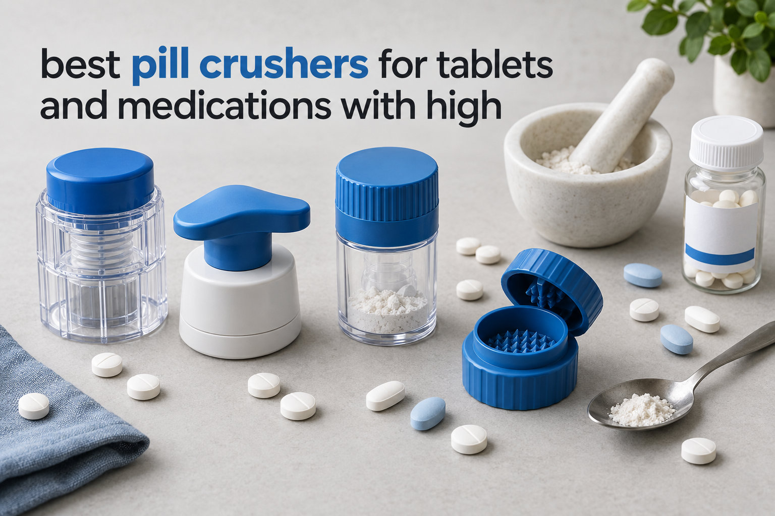 best pill crushers for tablets and medications with high