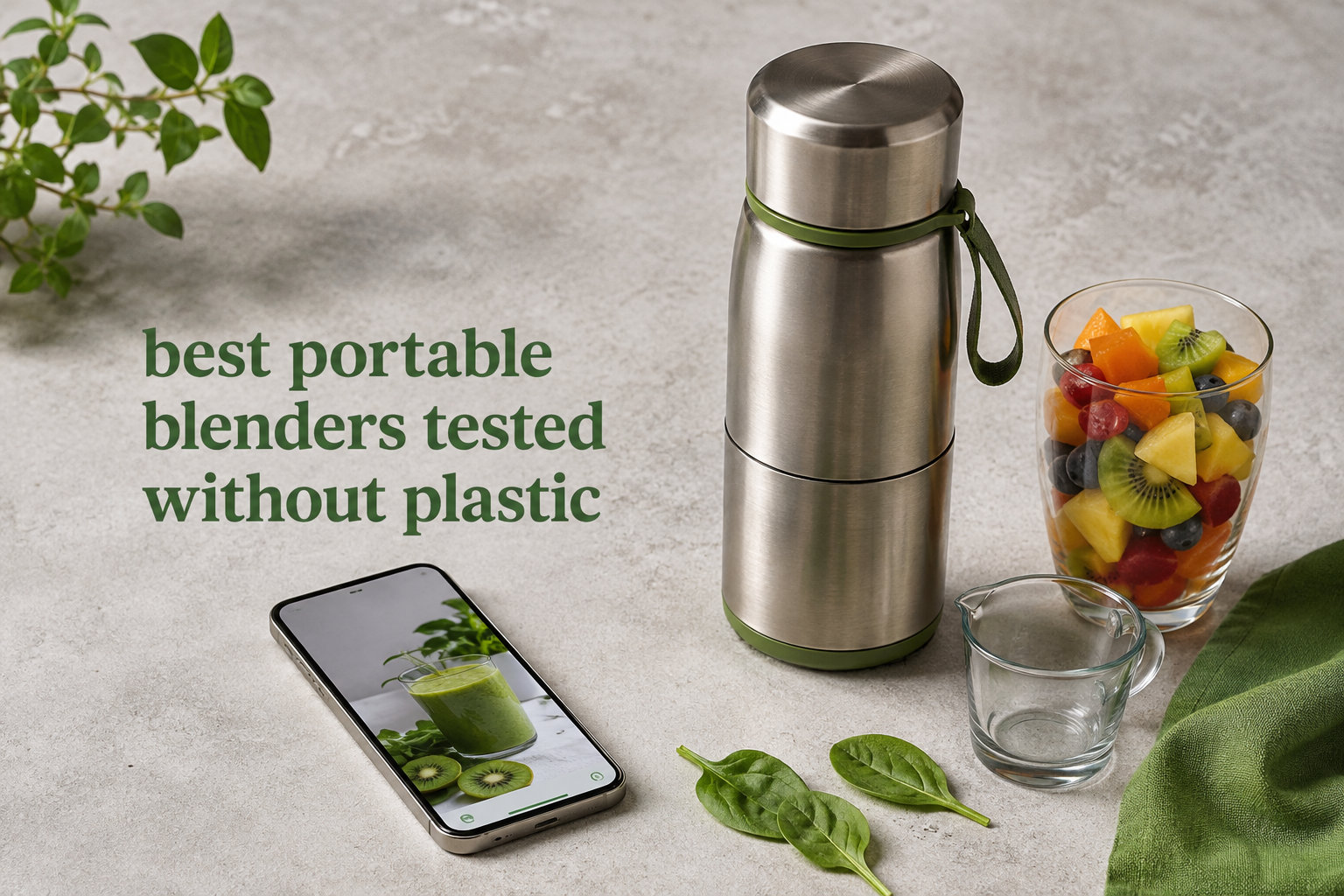best portable blenders tested without plastic