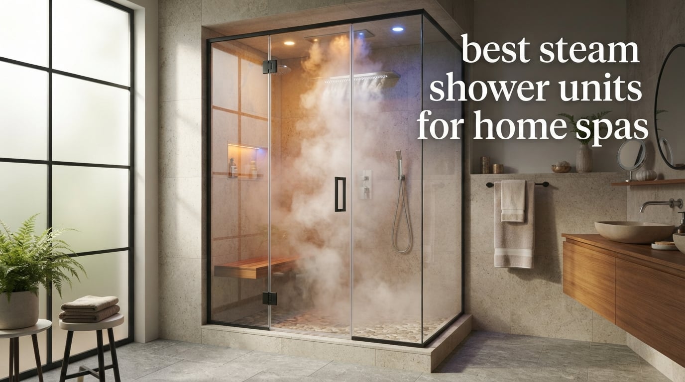 best steam shower units for home spas
