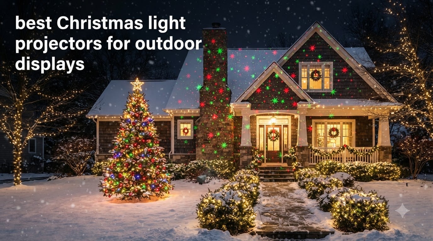 best Christmas light projectors for outdoor displays