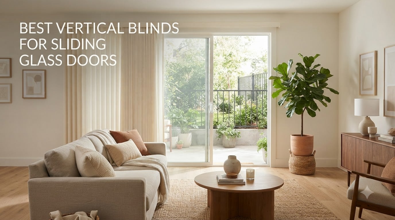 best vertical blinds for sliding glass doors