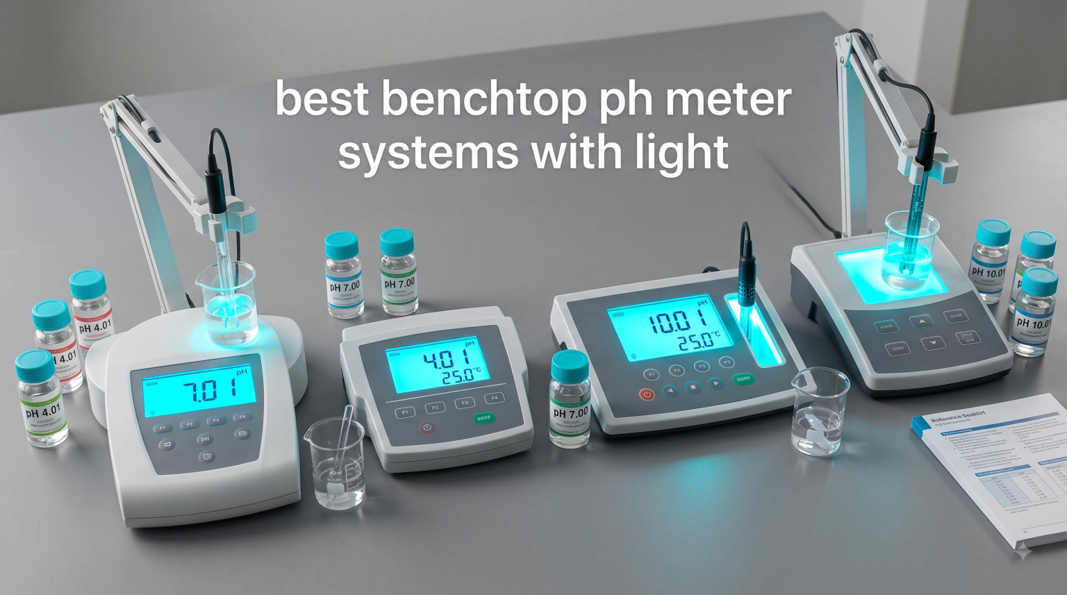 best benchtop ph meter systems with light