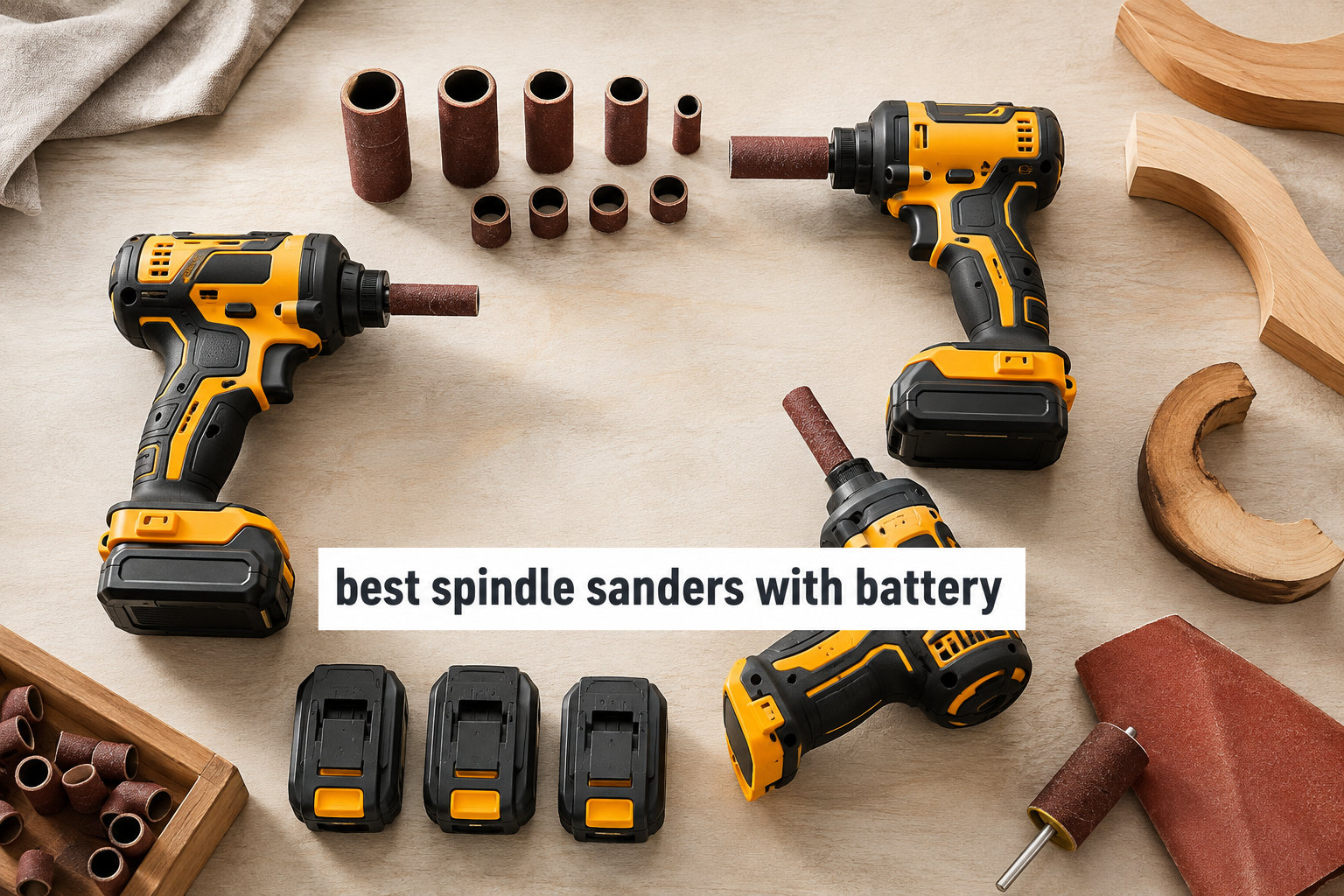 best spindle sanders with battery