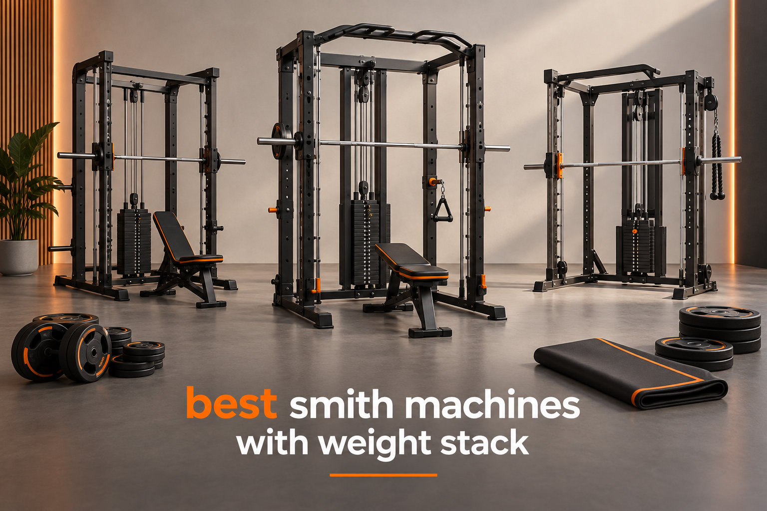 best smith machines with weight stack