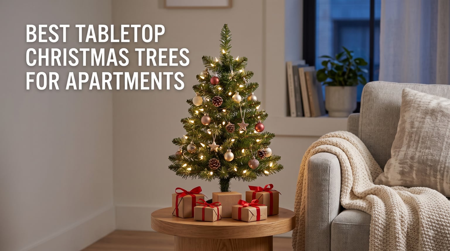 best tabletop Christmas trees for apartments