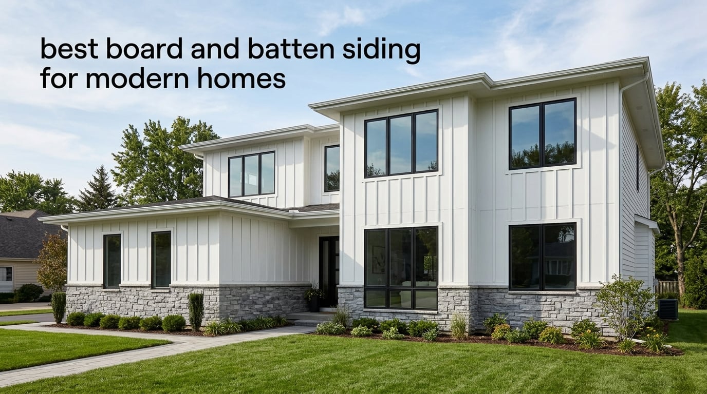 best board and batten siding for modern homes
