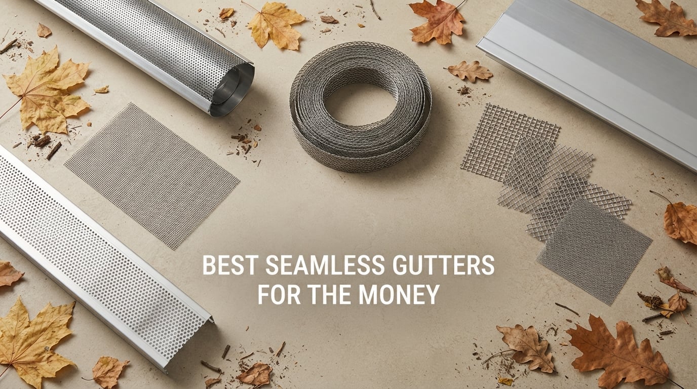 best seamless gutters for the money