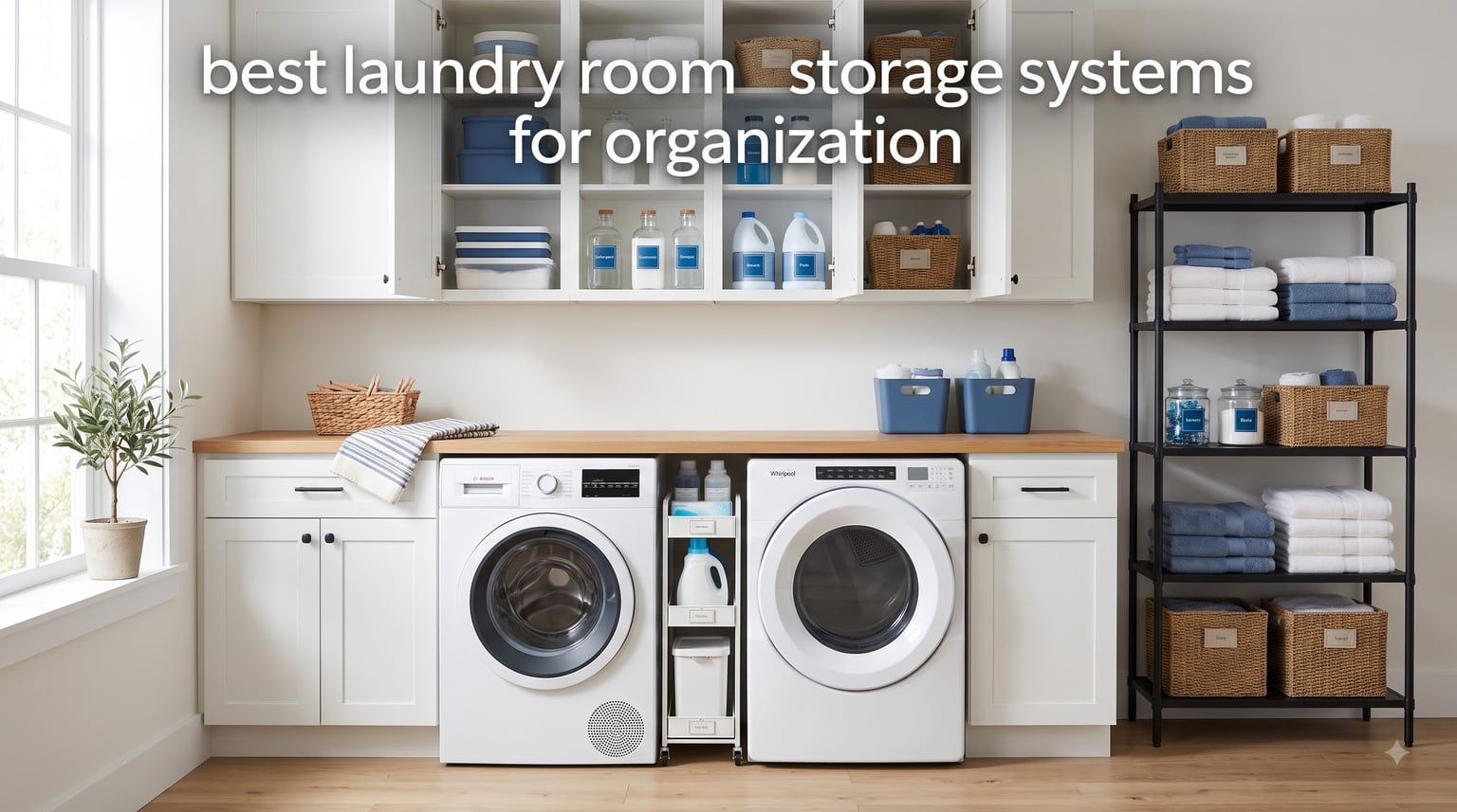 best laundry room storage systems for organization