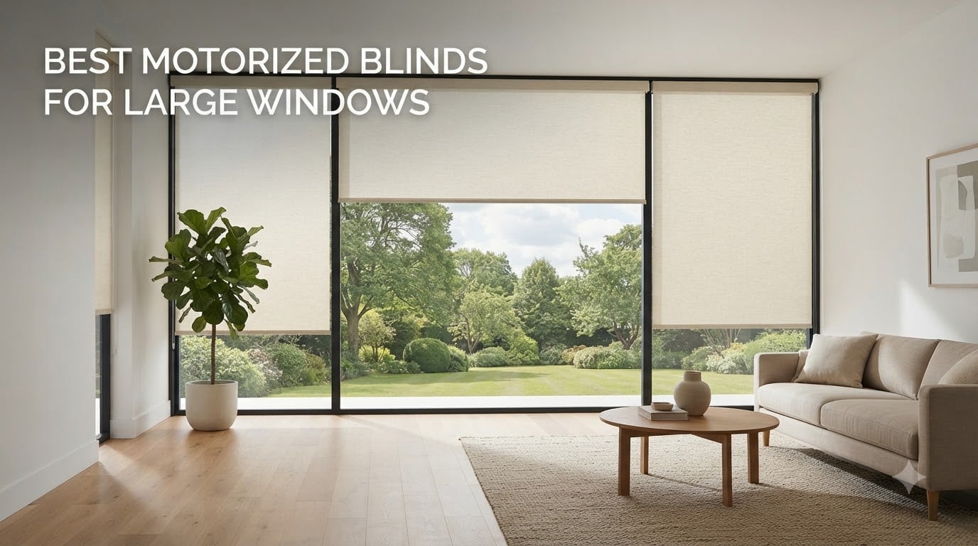 best motorized blinds for large windows