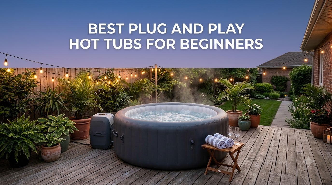 best plug and play hot tubs for beginners