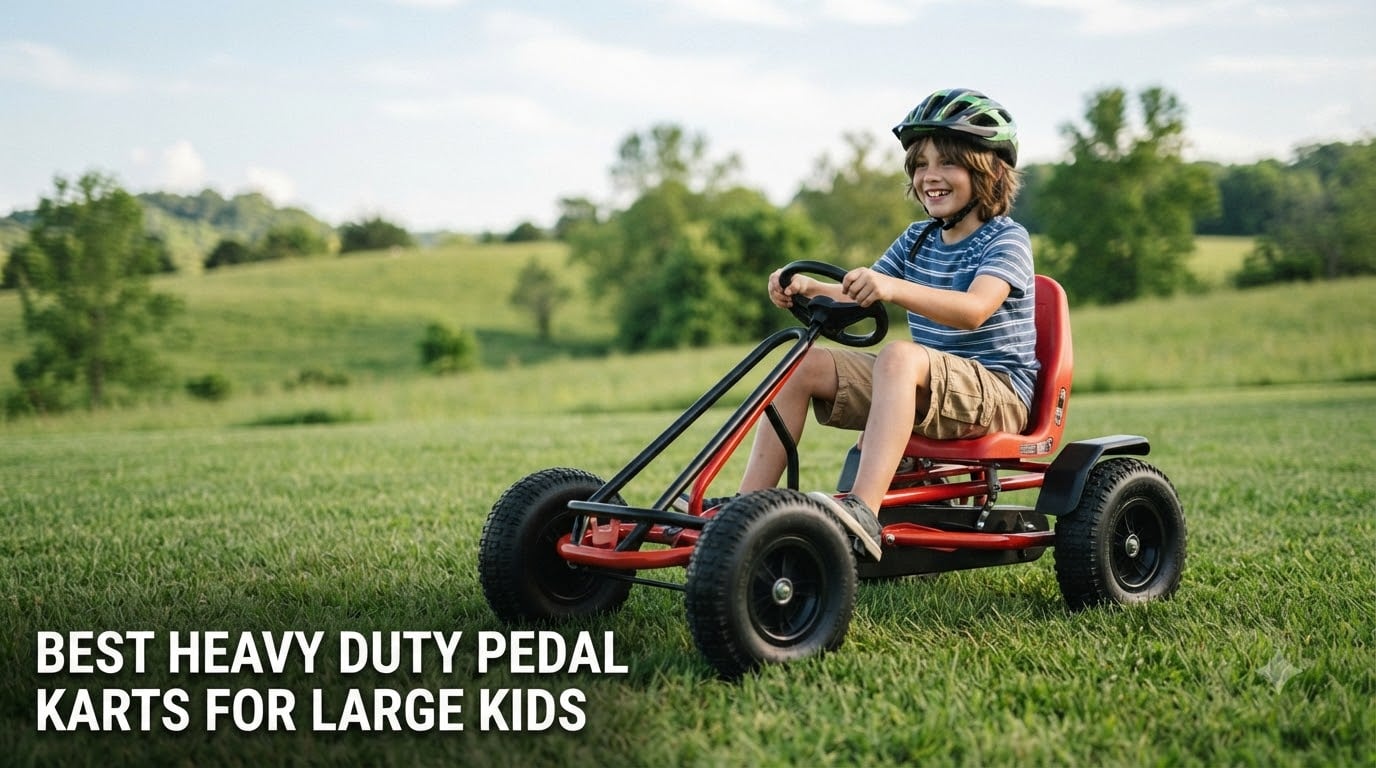 best heavy duty pedal karts for large kids