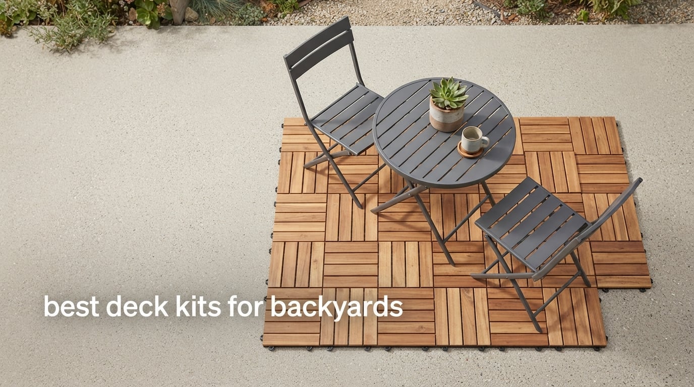 best deck kits for backyards