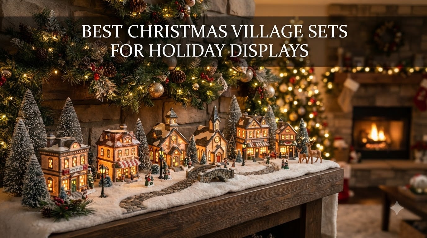 best Christmas village sets for holiday displays