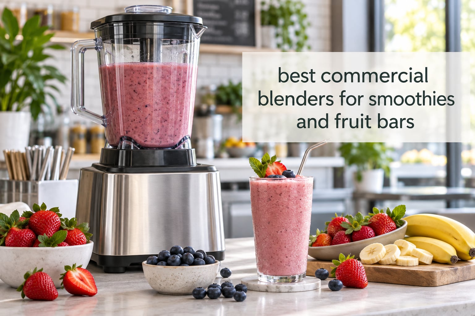 best commercial blenders for smoothies and fruit bars