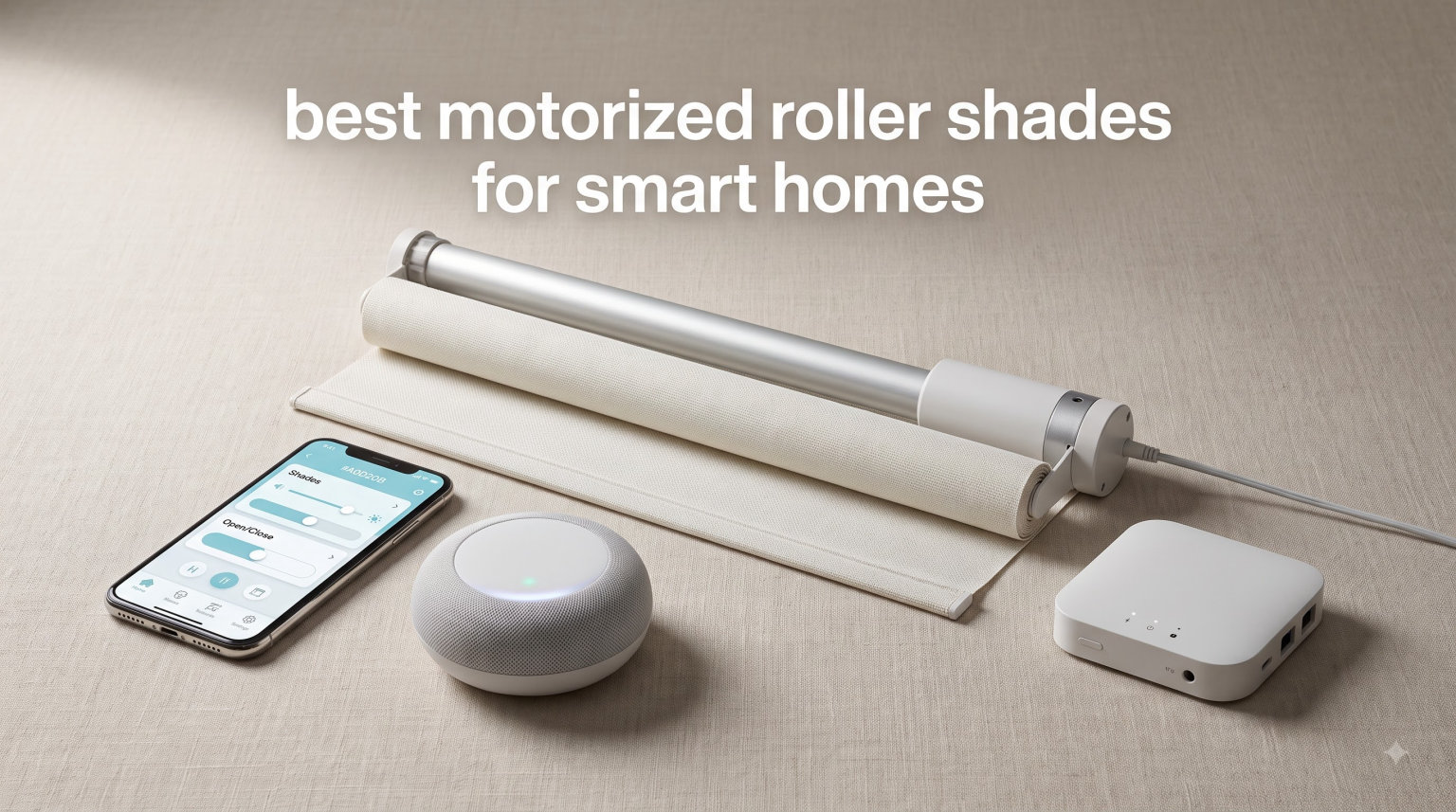 best motorized roller shades for smart homes